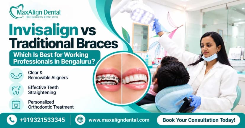 Invisalign vs Traditional Braces for Working Professionals in Bengaluru – MaxAlign Dental – 28 Sept 2026