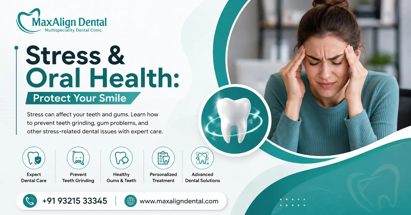 How Stress is Affecting Your Oral Health โ Max Align Bangalore